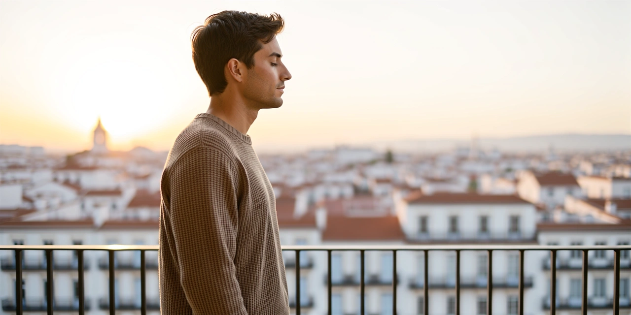 Mañana tranquila en la ciudad